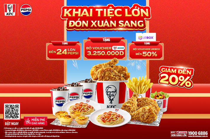 Khai tiệc lớn đón xuân sang