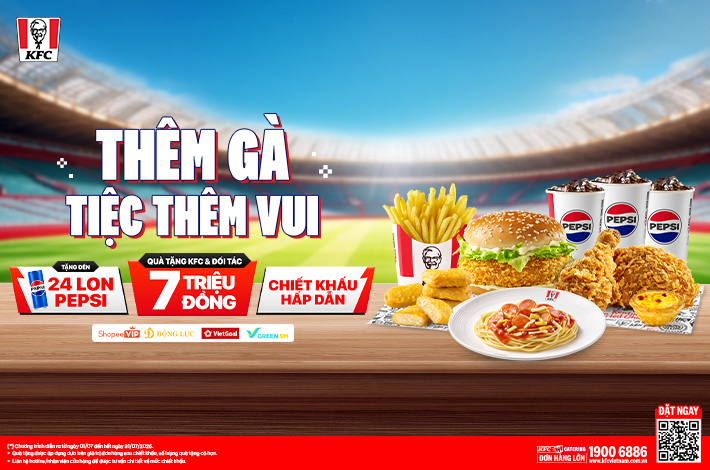 Thêm gà, tiệc thêm vui