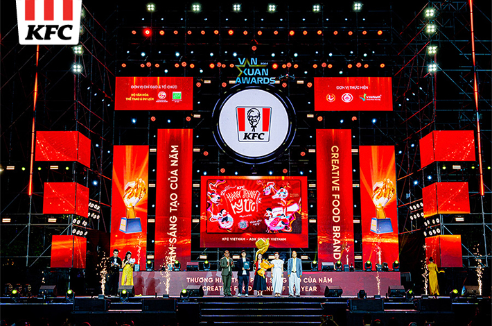 KFC Thương hiệu thực phẩm sáng tạo của năm - Vạn Xuân Awards
