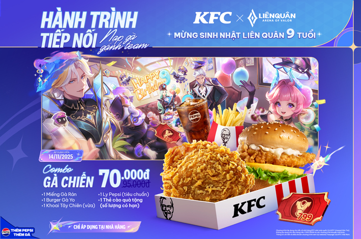 KFC x Liên Quân Mobile
